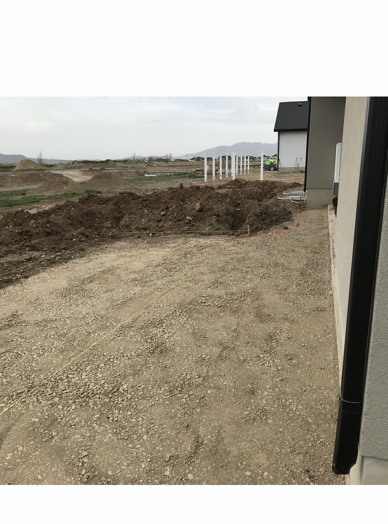 Recent backyard landscaping project